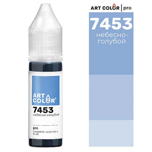 Краситель гелевый Art Color "Небесно-голубой" (12гр) Краситель гелевый Art Color "Небесно-голубой" (12гр)