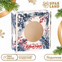 Картонная коробка для пряников 100*100*30мм "Загадай желание"