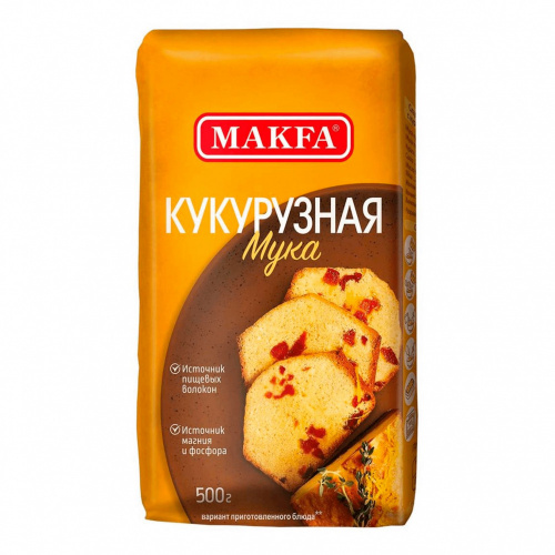 Мука кукурузная Макфа (500г./упак.)