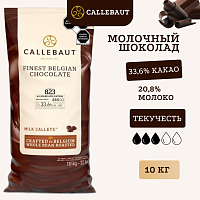 Шоколад Callebaut Молочный 33.6% (Пакет 10 кг)
