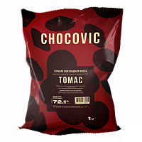 Шоколад Chocovic горький Томас 70.1% (1 кг./упак., 10 шт./кор.)