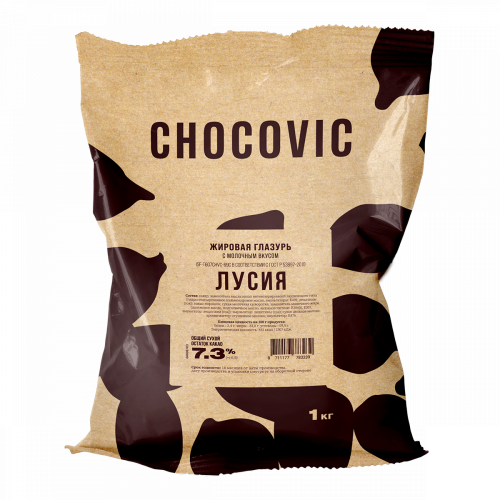 Глазурь кондит. Chocovic Молочная Лусия (1 кг./упак.) Глазурь кондит. Chocovic Молочная Лусия (1 кг./упак.)