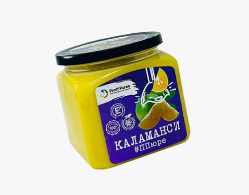 ПЮРЕ Proff Puree из каламанси 10% сахара (Банка 500гр) ПЮРЕ Proff Puree из каламанси 10% сахара (Банка 500гр)