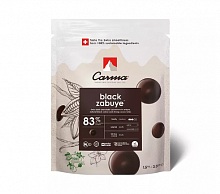 Шоколад Carma горький Black Zabuye черный 83,0% (Пакет 1,5 кг)