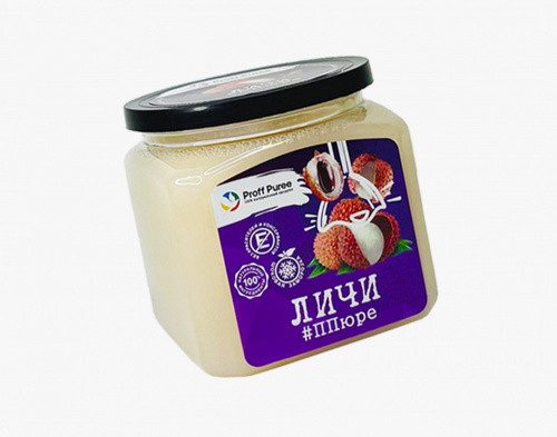 ПЮРЕ Proff Puree из личи 10% сахара (Банка 500гр) ПЮРЕ Proff Puree из личи 10% сахара (Банка 500гр)