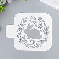 Трафарет "Зайчик" 9*9 см.