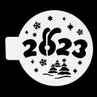 Трафарет "2023" 10 см.