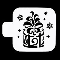 Трафарет "Новогодний подарок", 9*9 см