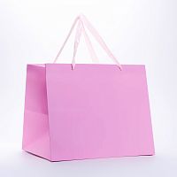 Пакет под торт 35х29х28cm Розовый