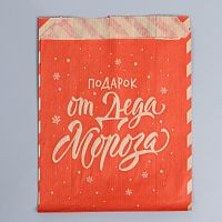 Конверт для сладостей «Письмо от Деда Мороза», 14 × 16 см