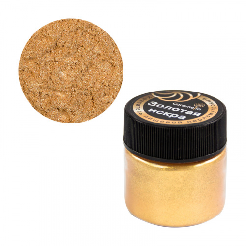 Краситель кандурин Caramella Золотая искра 5гр, 1 шт.