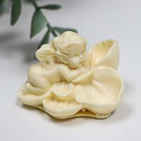 Молд силиконовый "3D Ангелочек Цветочек" 5х5х3 см