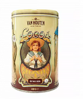 Какао-порошок алк. Van Houten VH Cacao tin large (Банка 460 гр.)