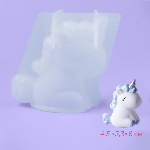 Молд силиконовый "3D Оленёнок 4*3*6 см." Молд силиконовый "3D Оленёнок 4*3*6 см."