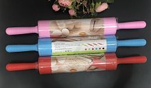Скалка-ролик 19см, цв. силикон/пластик М