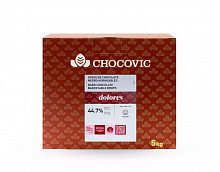 Шоколад Chocovic ТЕРМО. Темный Dolores 46,2% (пакет 5кг)