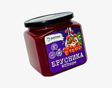 ПЮРЕ Proff Puree из брусники 10% сахара (Банка 500гр)