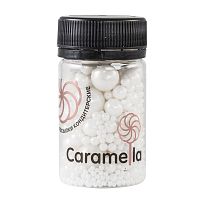 Посыпка сах. КИТАЙ Шарики Белое ассорти 2-8мм, 50г