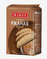Мука ржаная MAKFA (1кг./пакет)
