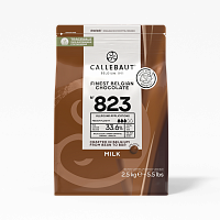 Шоколад Callebaut Молочный 33.6% (Пакет 2,5кг)