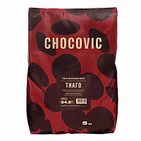 Шоколад Chocovic темный Тиаго 54.4% (5 кг./упак., 3 шт./кор.)