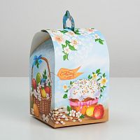 Коробка для кулича 165*145*210 мм. "Вкусный Кулич!"