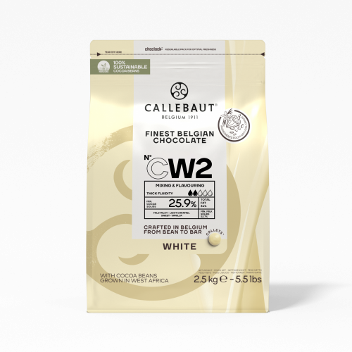 Шоколад Callebaut Белый 25.9% (Пакет 2,5кг)
