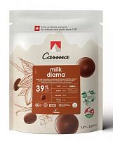 Шоколад Carma молочный Milk Diama 39,0% (Пакет 1,5 кг)
