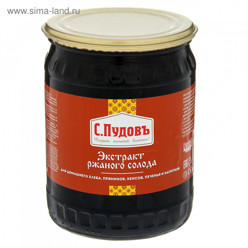 Экстракт ржаного солода С.Пудовъ, 650 г   
