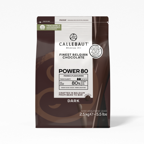Шоколад Callebaut Горький 80% (Пакет 2,5 кг)