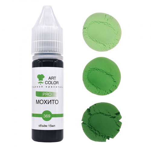 Краситель гелевый Art Color "Мохито" #369 (15гр) Краситель гелевый Art Color "Мохито" #369 (15гр)