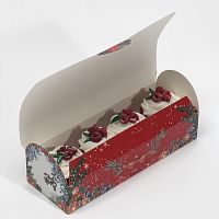 Коробка для кексов 245*90*90 "С Новым годом!"