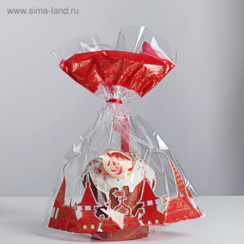 Пакеты для Кулича-5, 170*285мм (100 шт/упак) Пакеты для Кулича-5, 170*285мм (100 шт/упак)
