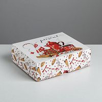 Коробка для пирожных 200*170*60мм "Present!"