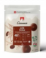 Шоколад Carma молочный Milk Livina 48,0% (Пакет 1,5 кг)