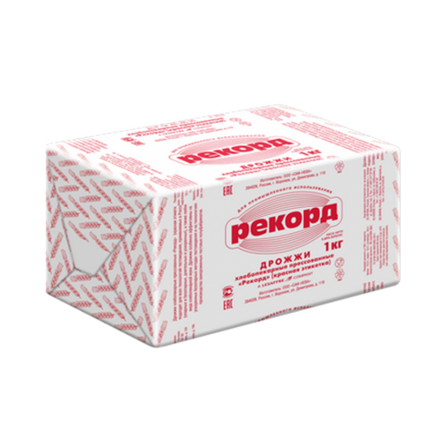 Дрожжи прессованные "Рекорд красный", 1 кг.